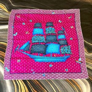 Hermès scarf “Bateau Fleuri” BNIB